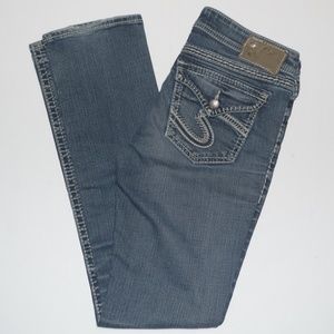 Silver Berkley Flap Womens Jeans Size 29